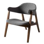 Fauteuil Sadler I geweven stof - Grijs