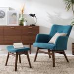 Fauteuil Joreen II Tissu - Bleu