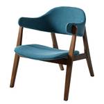 Fauteuil Sadler I geweven stof - Blauw