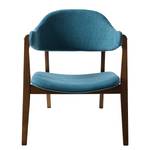 Fauteuil Sadler I geweven stof - Blauw