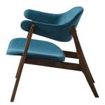 Fauteuil Sadler I geweven stof - Blauw