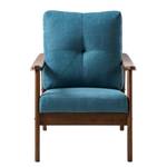 Fauteuil Benson I geweven stof - Blauw