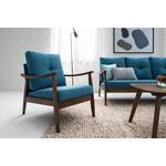 Fauteuil Benson I geweven stof - Blauw