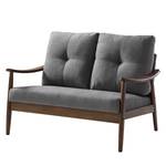 Sofa Benson I (2-Sitzer) Webstoff - Grau