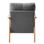 Fauteuil Benson II geweven stof - Grijs