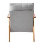 Fauteuil Benson II Tissu - Gris clair