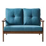 Sofa Benson I (2-Sitzer) Webstoff - Blau