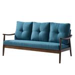 Sofa Benson I (3-Sitzer) Webstoff - Blau