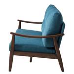 Sofa Benson I (3-Sitzer) Webstoff - Blau