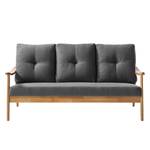 Sofa Benson II (3-Sitzer) Webstoff - Grau