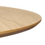 Eettafel Mecosta metaal - Eikenhout/Chroomkleurig - Diameter: 150 cm