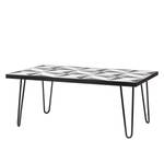 Table basse Evart Gris / Blanc