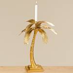 Kerzenständer Palme Glossy Eisen - Gold