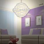 Hanglamp White Line papier - wit