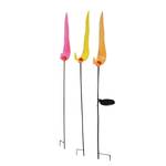 Piquets solaires Mailand (lot de 3) Plexiglas / Matière plastique - Multicolore