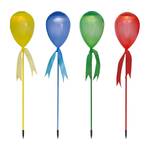 Lampes solaires Ballon (lot de 4) Plexiglas - Multicolore