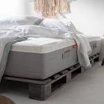 Letto in pallet Smood Pino massello, tinto grigio, 90 x 200 cm - Grigio - 90 x 200cm