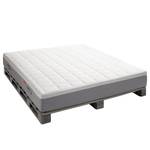 Palettenbett Smood Kiefer massiv - grau gebeizt - 180 x 200 cm - Grau - 180 x 200cm