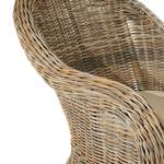 Gartenstuhl Lambrini Polyrattan / Webstoff - Beige