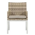 Gartenstuhl Denver Polyrattan / Edelstahl - Beige