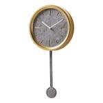 Wanduhr Nexus Aluminium - Gold / Grau - Gold