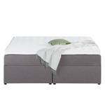 Gestoffeerd bed Asmara 160 x 200 cm - zonder hoofdeinde - Grijs - 160 x 200cm - Zonder hoofdeinde