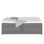 Gestoffeerd bed Asmara 160 x 200 cm - zonder hoofdeinde - Grijs - 160 x 200cm - Zonder hoofdeinde