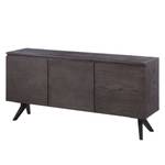 Sideboard Alvesta Eiche massiv -  Eiche Grau