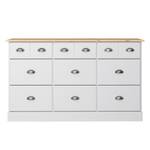 Commode Nola II Blanc - Blanc - Largeur : 134 cm