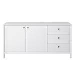 Dressoir New York Wit/zilverkleurig