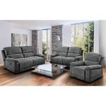 Fauteuil de relaxation Leticia Microfibre - Gris