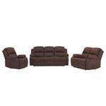 Sofa Ravels (2-Sitzer) Mikrofaser - Braun