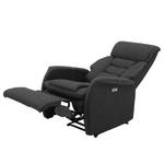 Relaxfauteuil Suan Vlakweefsel - donkergrijs/wit