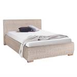 Letto in rattan Sunne Fibra naturale - 140 x 200 cm - 140 x 200cm