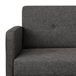 Sofa Daru II (2-Sitzer) Flachgewebe - Dunkelgrau