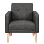 Fauteuil Daru II Tissage à plat - Gris foncé