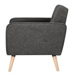 Fauteuil Daru II Tissage à plat - Gris foncé