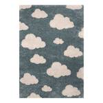 Tapis enfant Clouds Louis Fibres synthétiques - Bleu / Crème