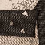 Kindervloerkleed Penguin Rico kunstvezels - zwart/lichtbeige