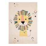 Tapis enfant Lion Stan Fibres synthétiques - Beige / Jaune