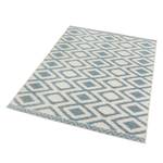 Tapis intérieur / extérieur Isle Fibres synthétiques - Crème / Bleu pétrole - 180 x 280 cm