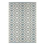 Tapis intérieur / extérieur Isle Fibres synthétiques - Crème / Bleu pétrole - 180 x 280 cm