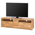 Tv-meubel Majona II Deels massief eikenhout - Wild eikenhout