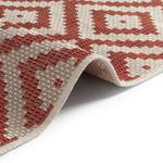 In-/Outdoorteppich Summer Kunstfaser - Beige / Rot - 160 x 230 cm