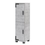 Armoire colonne Zadar anthracite - Gris minéral - Largeur : 30 cm