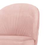 Gestoffeerde stoel Felin vlakweefsel/massief beukenhout - Roze
