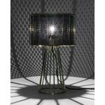 Tafellamp Wire Bowl Staal - zwart/goudkleurig