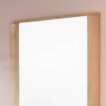 Miroir Kvilla Partiellement en planches de chêne Bianco massif / Chêne Bianco