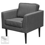 Fauteuil Bella Vista Tissu structuré - Gris