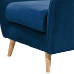 Fauteuil Vallegrande fluweel - Marineblauw